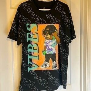 Men's Launder T-Shirt “Good Vibes” size XL Color Black NWT